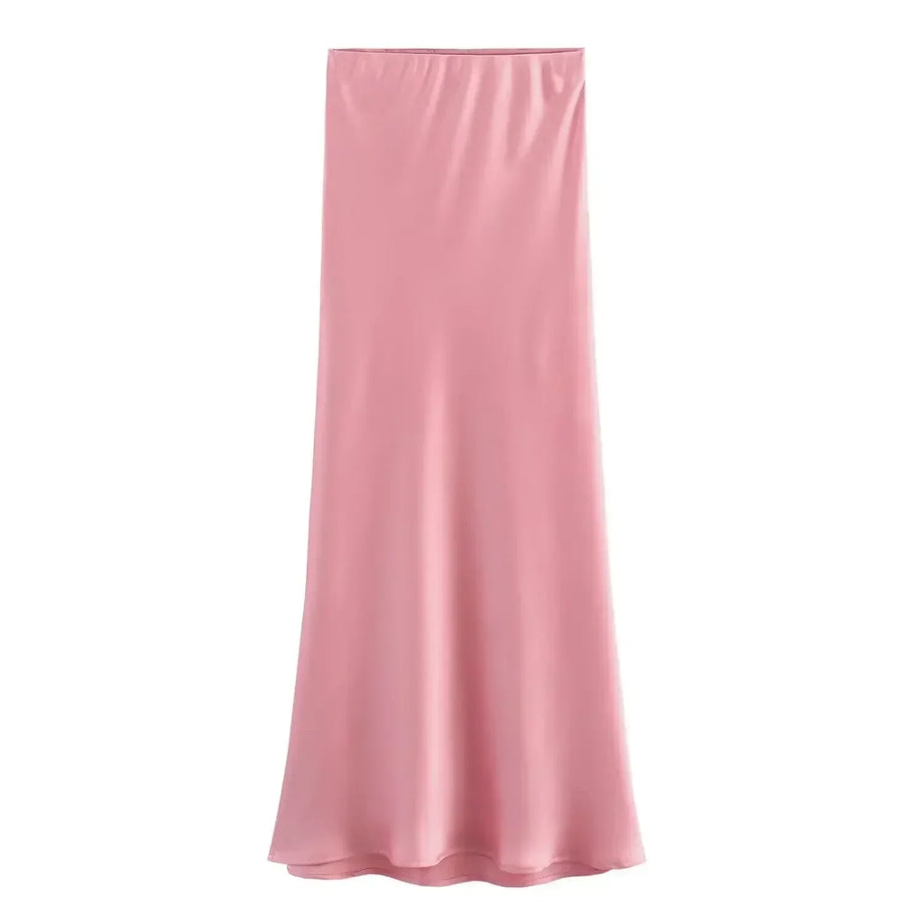 FLORIDA SATIN SKIRT